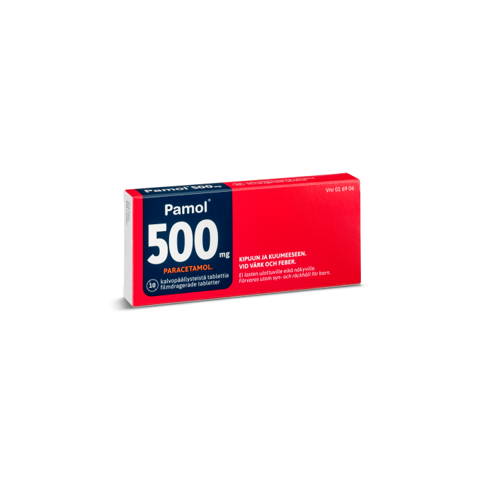 PAMOL tabletti, kalvopäällysteinen 500 mg 10 fol