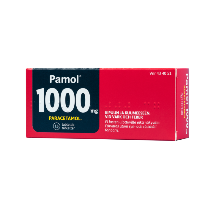 PAMOL tabletti 1000 mg 15 fol kuva 4
