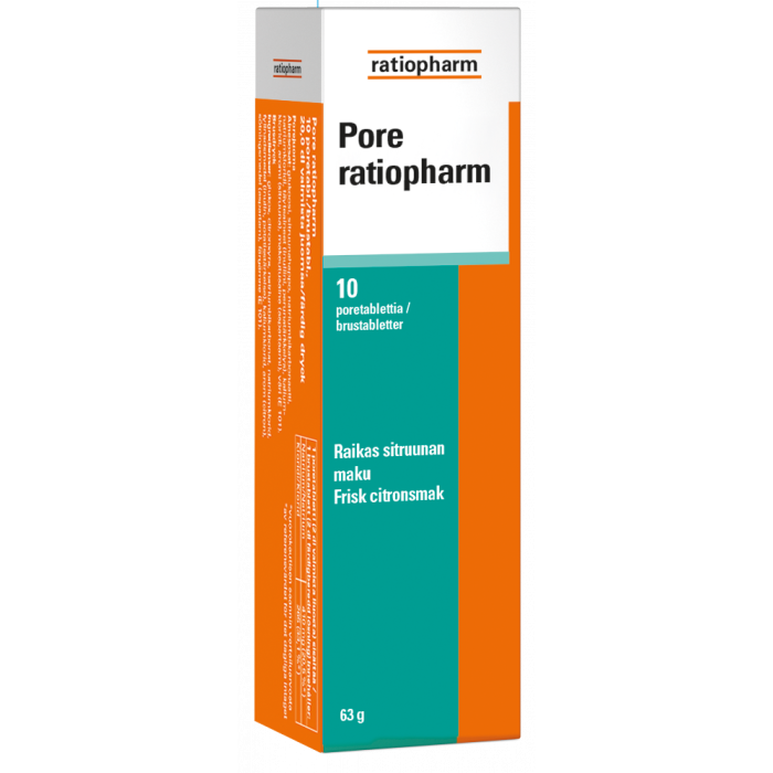 Pore ratiopharm 10 poretablettia