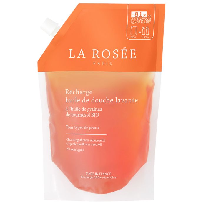La Rosee Refillable Cleansing Shower Oil Refill 800 ml