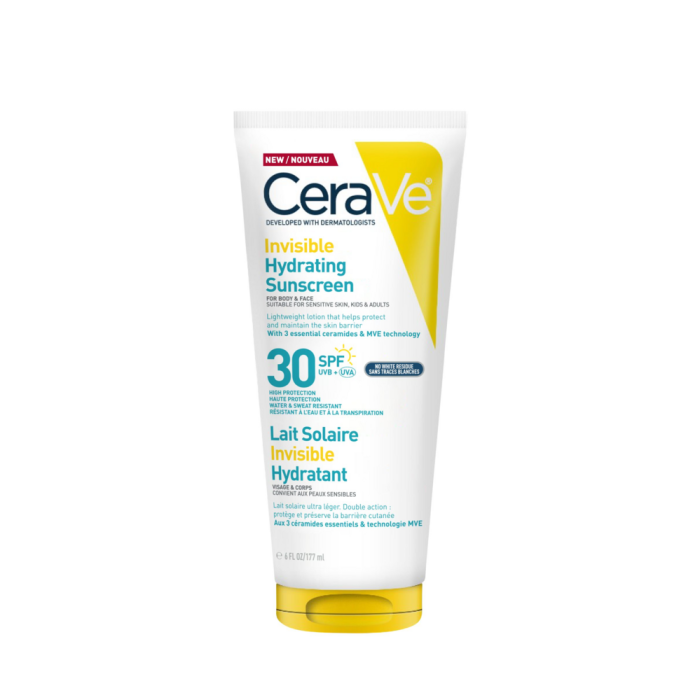 CeraVe Invisible Hydrating Sunscreen SPF30 aurinkosuojavoide 177 ml