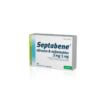 SEPTABENE SITRUUNA & SELJANKUKKA imeskelytabletti 3/1 mg 16 fol