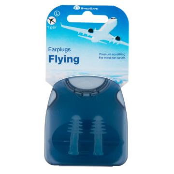 SwedSafe Lentokone korvatulppa (L) 8 x 1 pari 8x1 paria