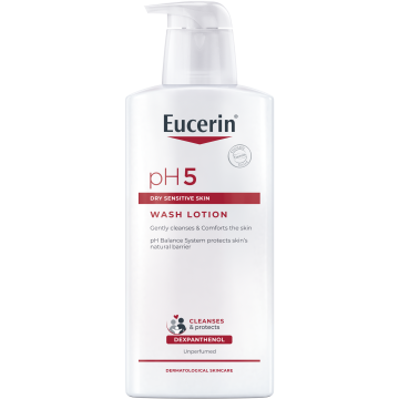 Eucerin pH5 Washlotion, hajusteeton 400 ml
