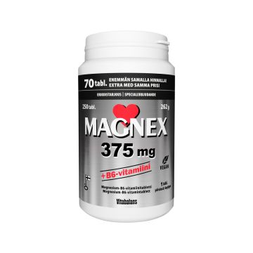 Magnex 375 mg + B6 kampanjapakkaus (180+70) 250 tabl