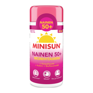 Minisun Monivitamiini Nainen 50+ 60 tablettia